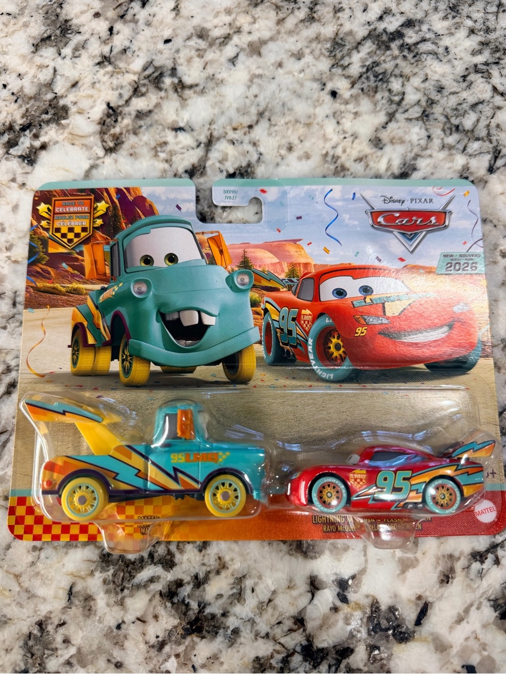 Disney Cars 2-Pack Lightning McQueen & Mater Tow Truck